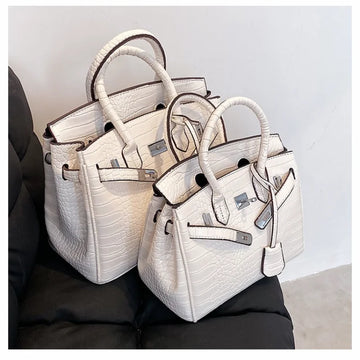 Ariana | Stone-Texture PU Leather Tote & Crossbody – Spacious Adjustable Shoulder Bag | 2025 Style | For Women’s Commute Essentials