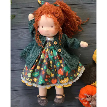 Diana | Handmade Cotton Plush Doll – Waldorf Soft Toy with Fabric Box | Cute & Cuddly | For Children’s Birthday & Everyday Joy