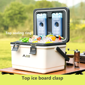 Glamping Ice Box Large Capacity Portable Cooler Box