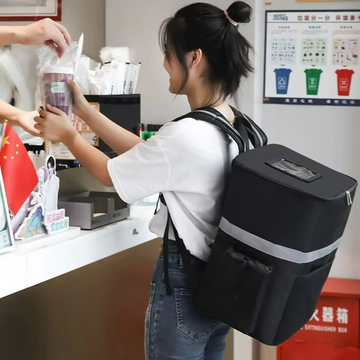 Deluxe Food Cooler Bag Delivery Insulated Backpack