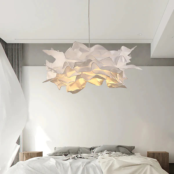 Pendant Light Art Decor White Hanging Lights for Bedroom