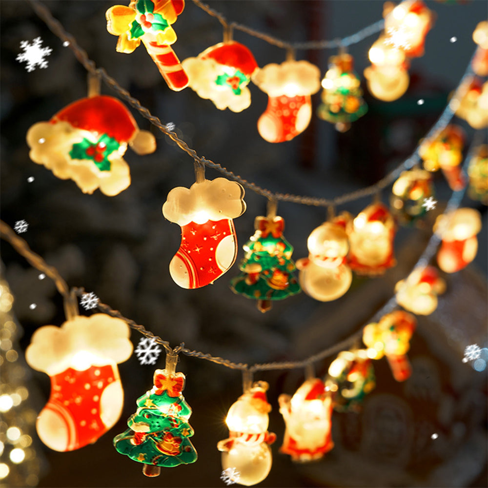 Battery Powered String Lights for Christmas Decoration