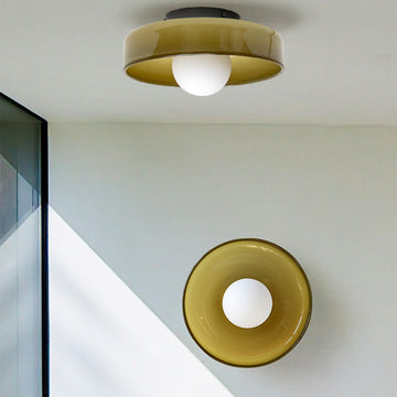 Round Modern Flush Mount Ceiling Light for Kitchen
