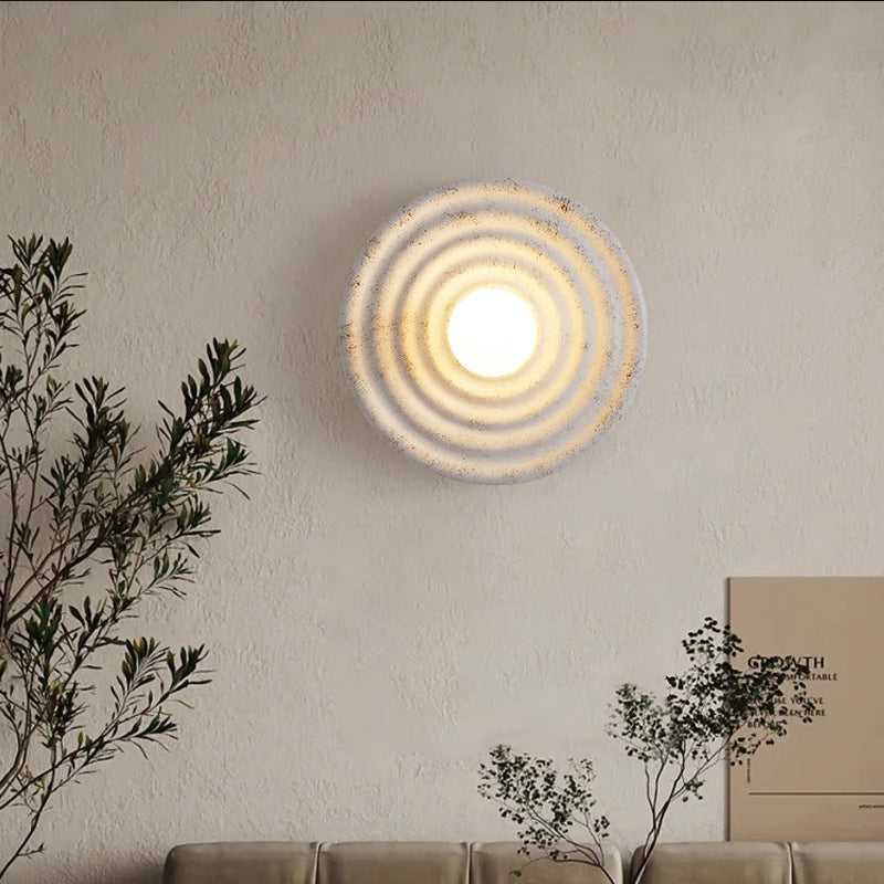 Round Circle Indoor Wall Lamp Wabi-sabi