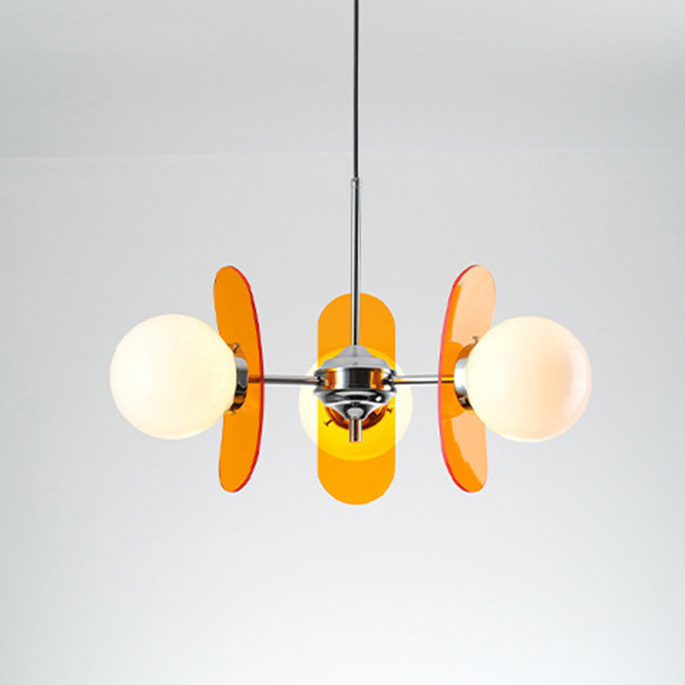 Acrylic Pendant Light in Art Deco Style for Modern Living Room