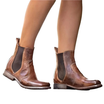 Diana - Bottes en cuir polyvalentes et antidérapantes