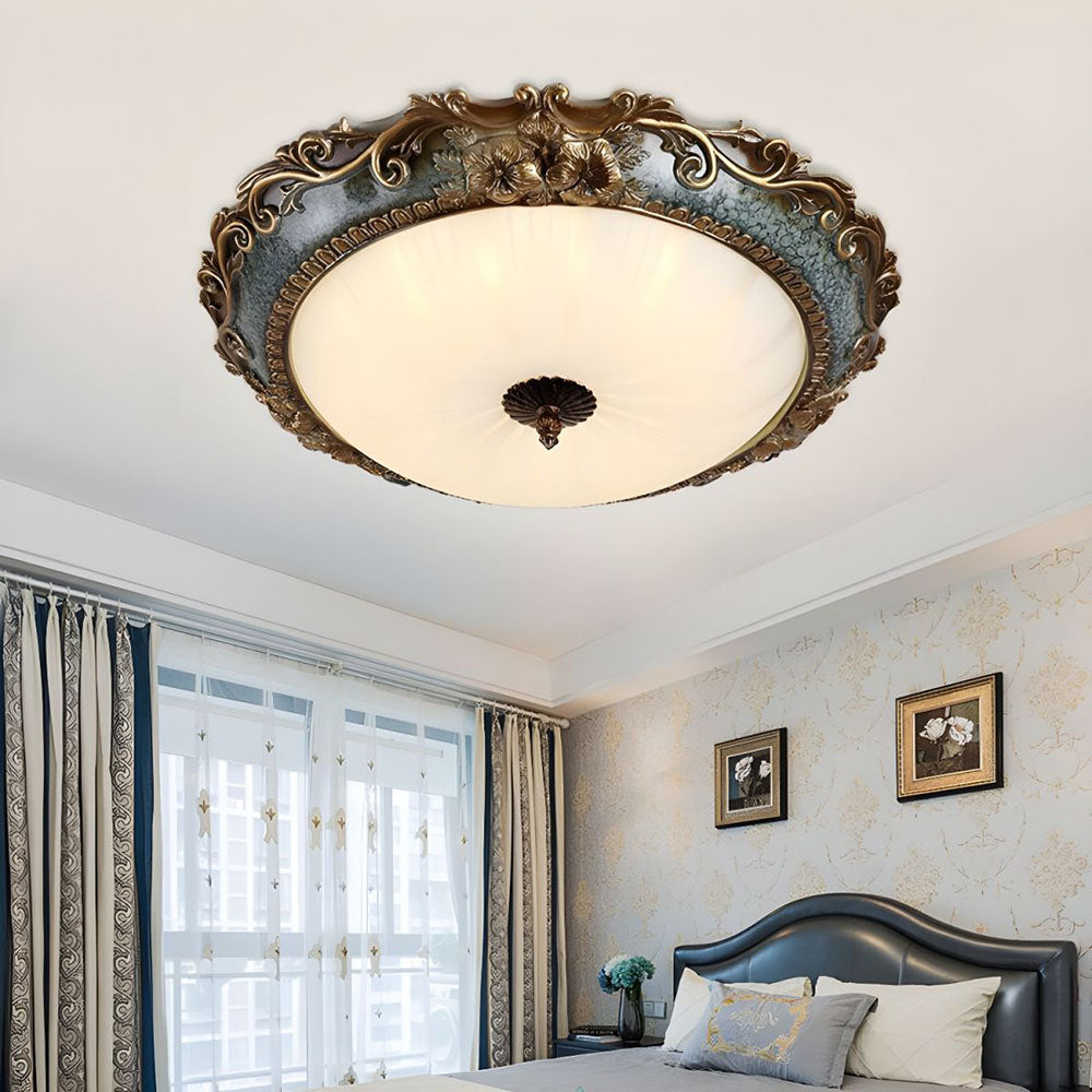 Modern Ceiling Lighting Flush Mount Resin