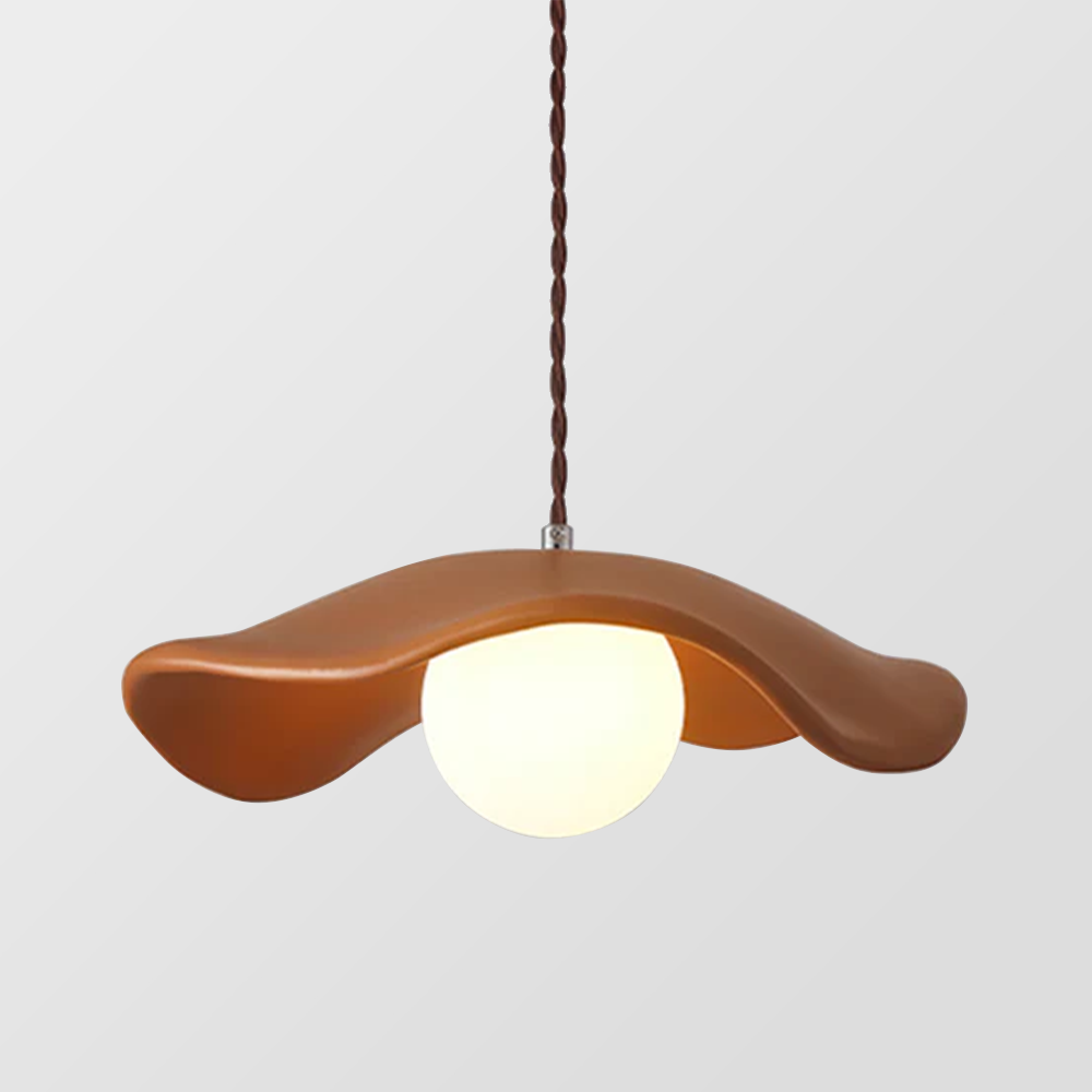 Wabi-Sabi Pendant Light Modern Style Hat Shade