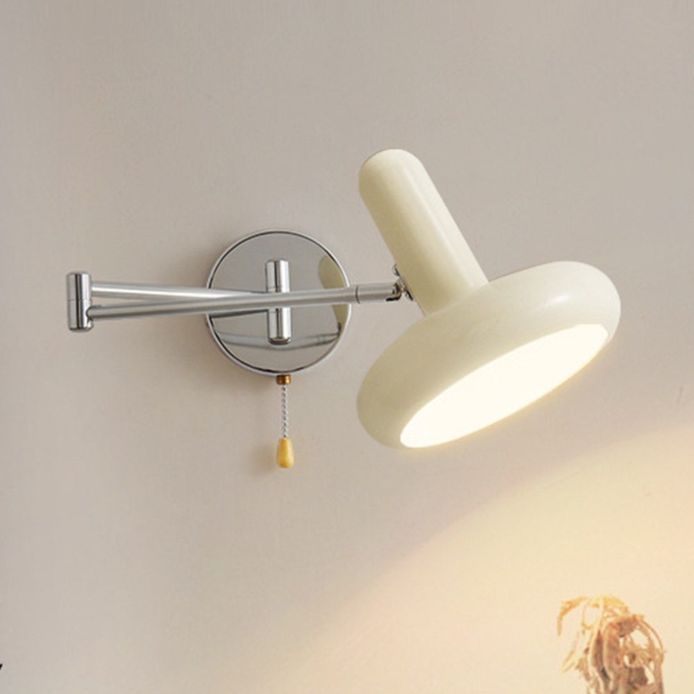 White Swing Arm Wall Lamp Retro Capsule