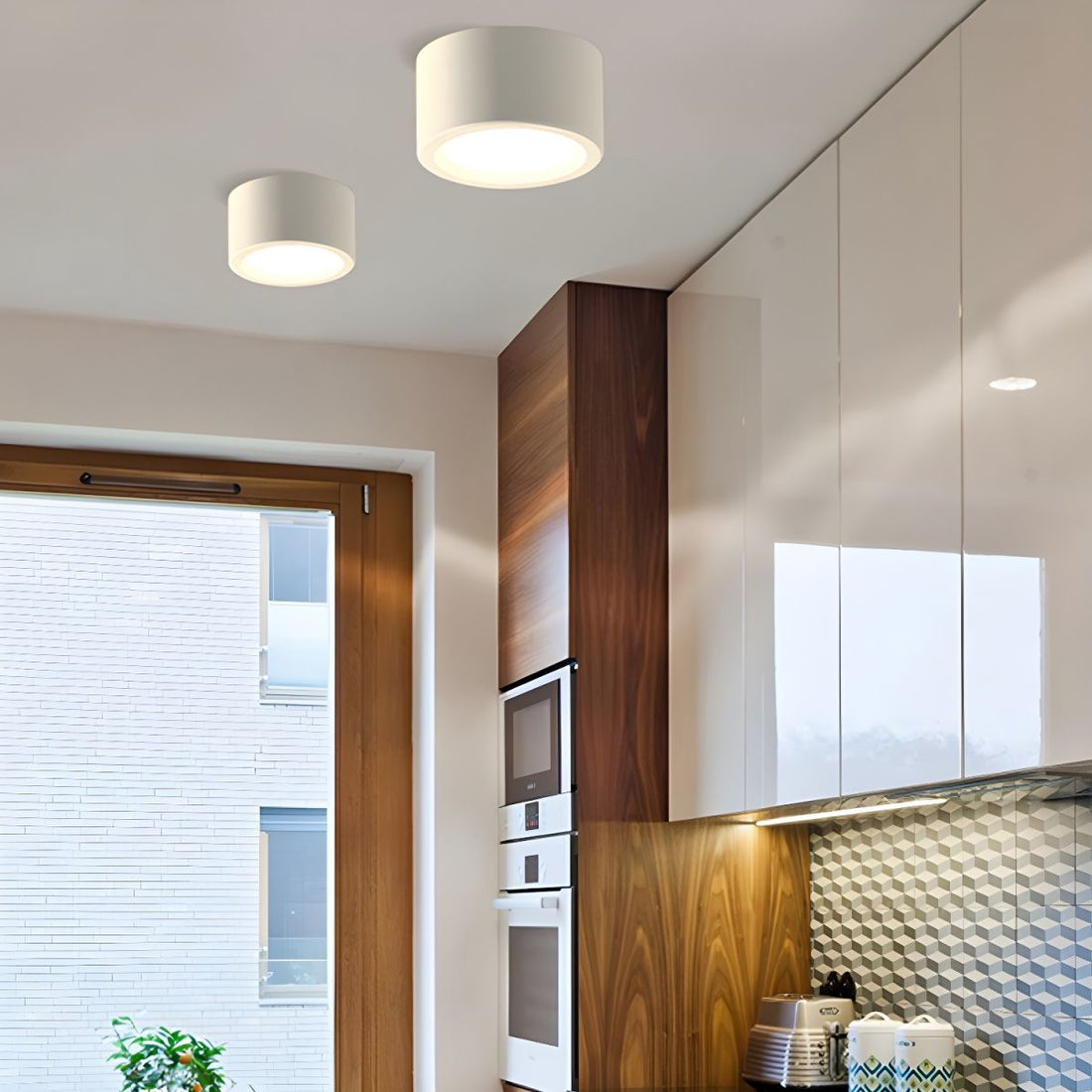 Indoor Surface Flush Ceiling Lights in Nordic Style