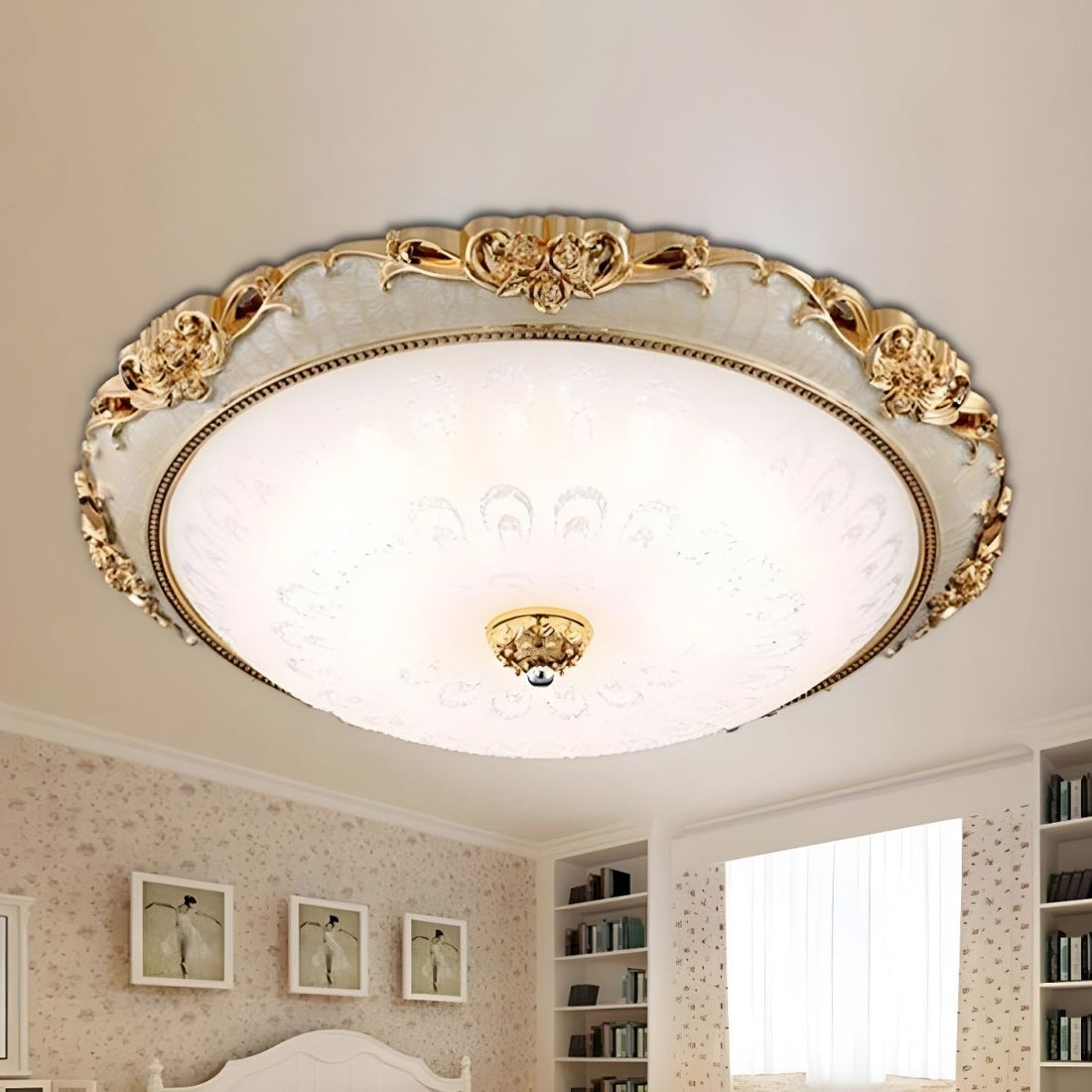 LED Ceiling Light Dome Flush Mounted