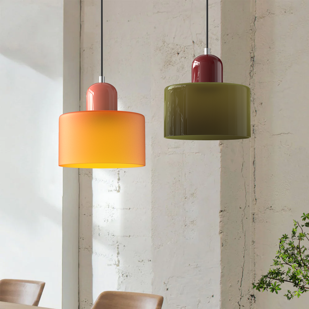 Creative Glass Pendant Light in Bauhaus Style