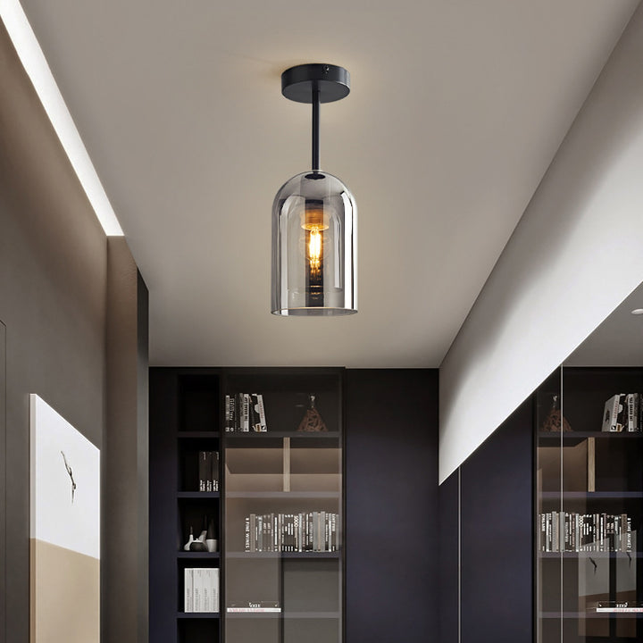 Hallway Pendant Lights in Clear Glass