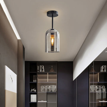 Hallway Pendant Lights in Clear Glass