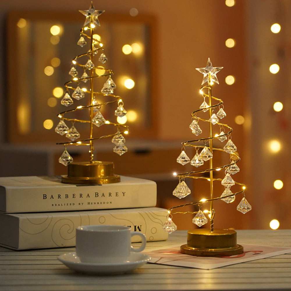 Crystal Tree Lamp LED Christmas Lighting Chic
