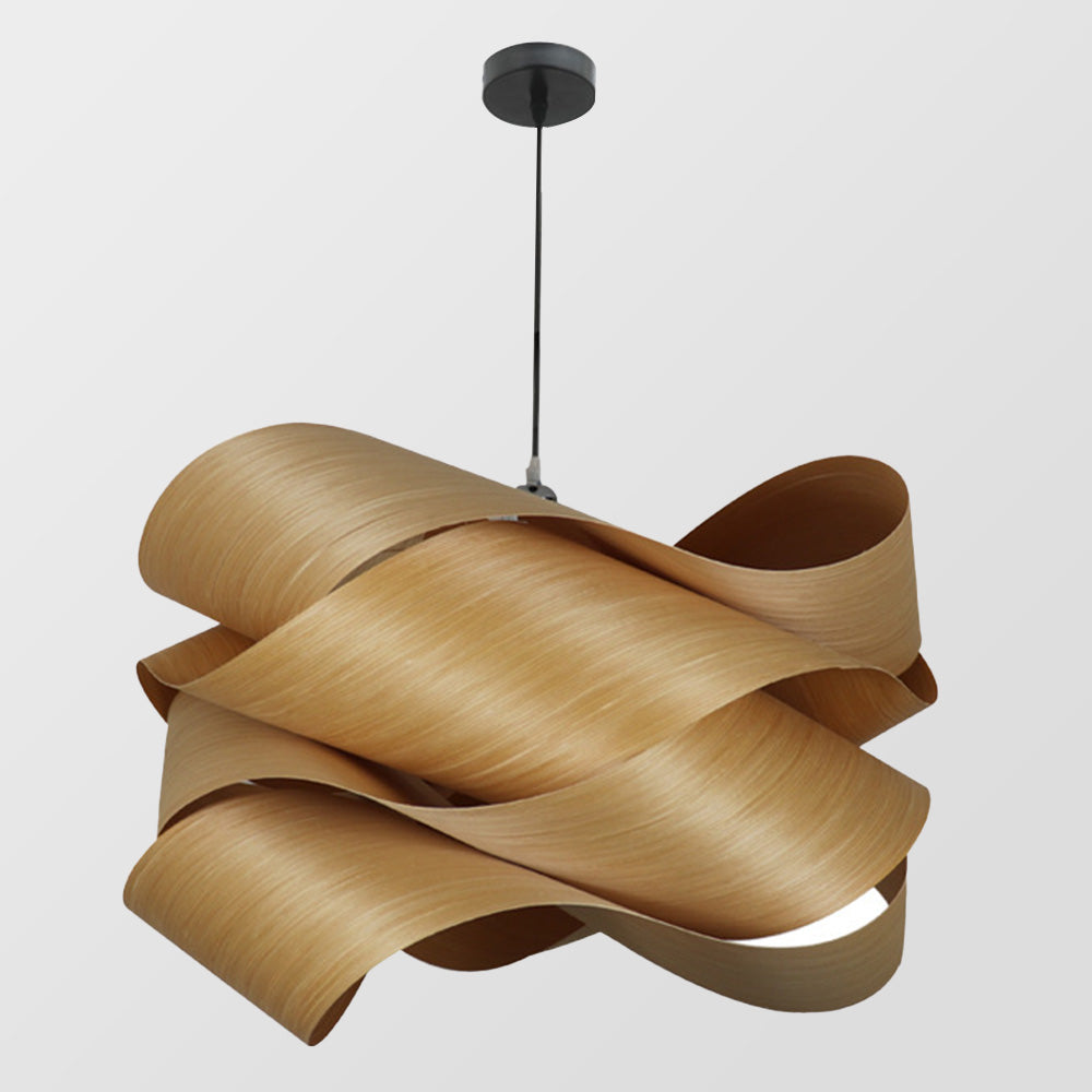 Irregular Modern Wood Pendant Light For Kitchen