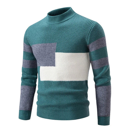 Kairo - Pull-over en tricot avec col montant homme