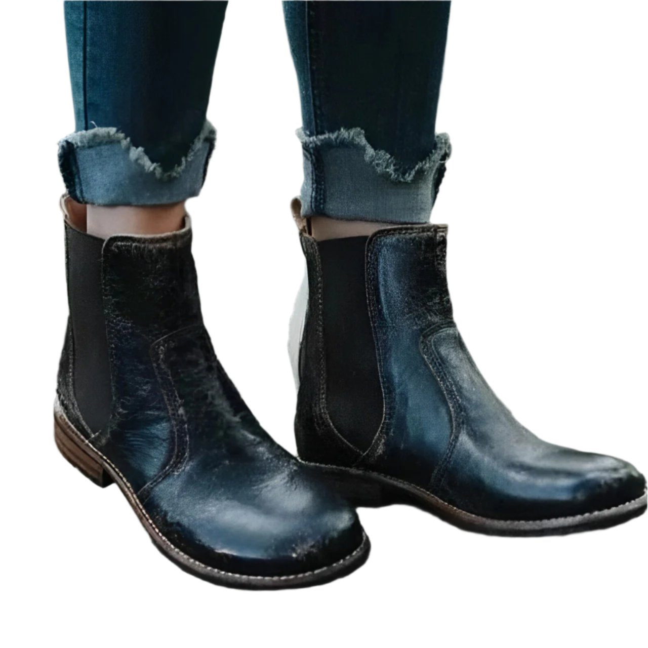 Diana - Bottes en cuir polyvalentes et antidérapantes