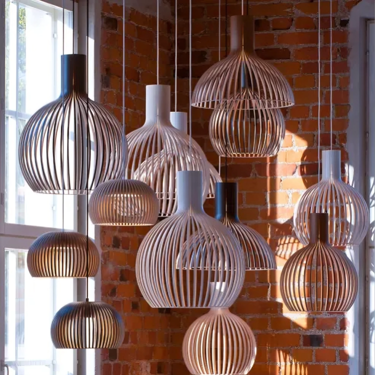 Pendant Light Birch Natural Ceiling Fixture