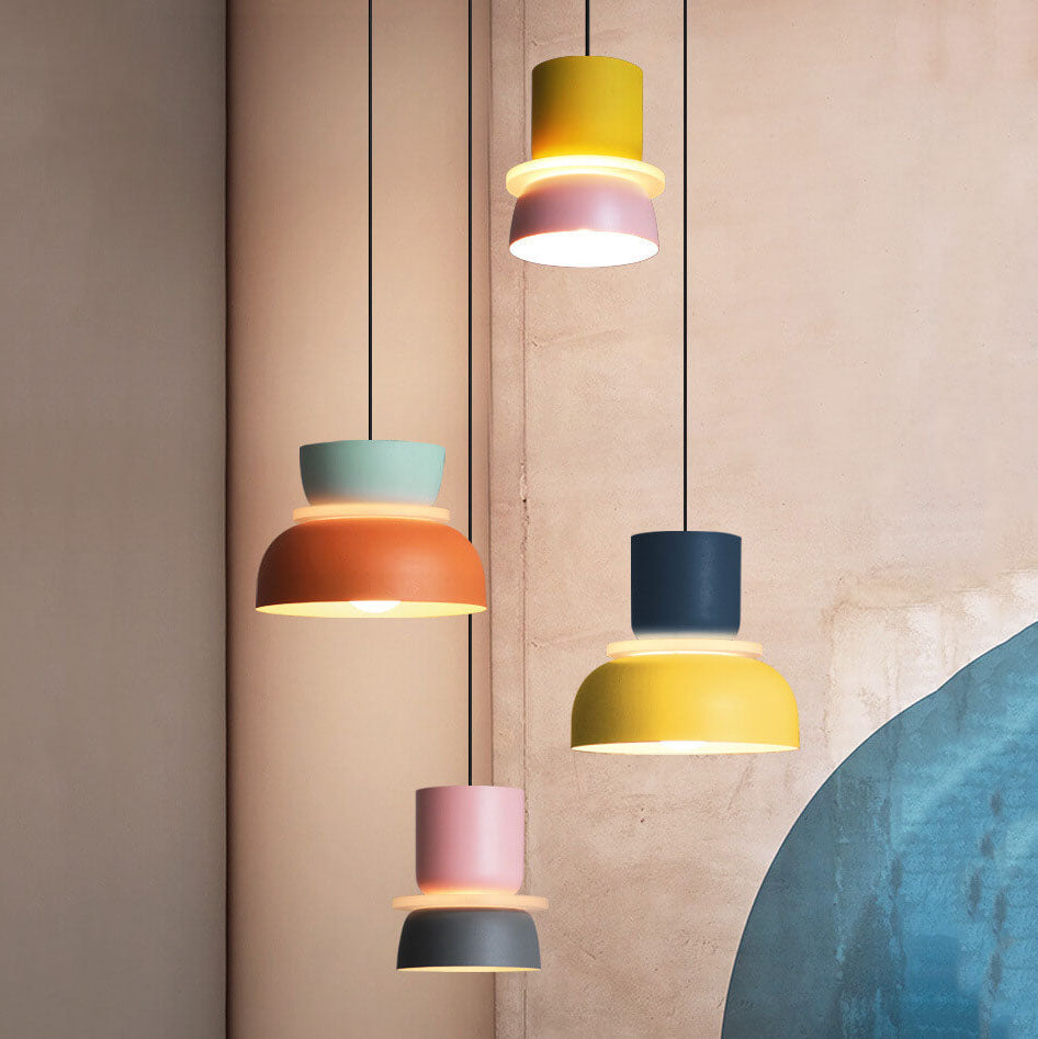 Pendant Light Modern Metal Colourful Design