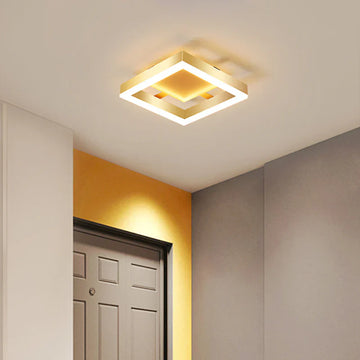 Modern Gold LED Flush Mount Ceiling Fixtures