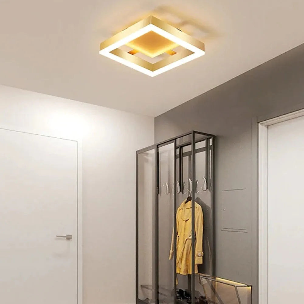 Modern Gold LED Flush Mount Ceiling Fixtures