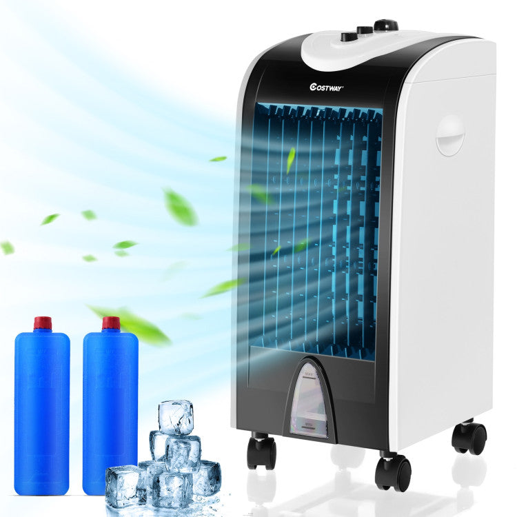 Compact Evaporative Air Cooler – 3-in-1 Indoor Cooling Unit with Built-In Filter Control | Simple Comfort | For Personal & Room Use