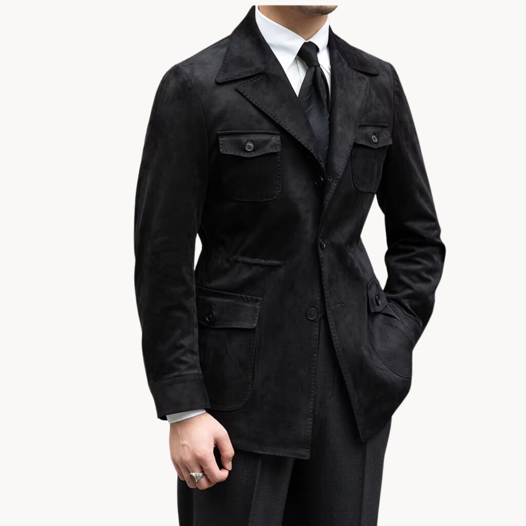 Bastien - Manteau Homme Classique Manteau en Laine