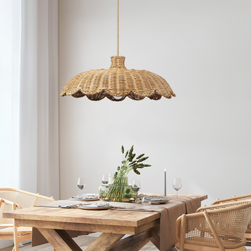 Rattan Woven Pendant Light Boho Creative Decor