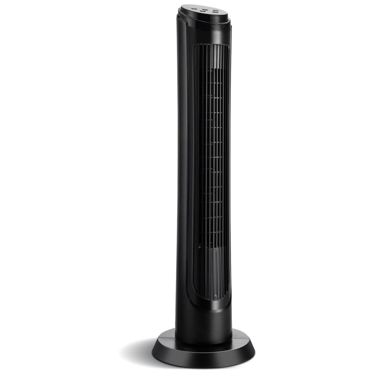 75° Oscillating Tower Fan – 40-Inch Fan with Remote, 3 Breeze Modes & 4 Wind Speeds | Quiet Power | For Living Room & Aiden