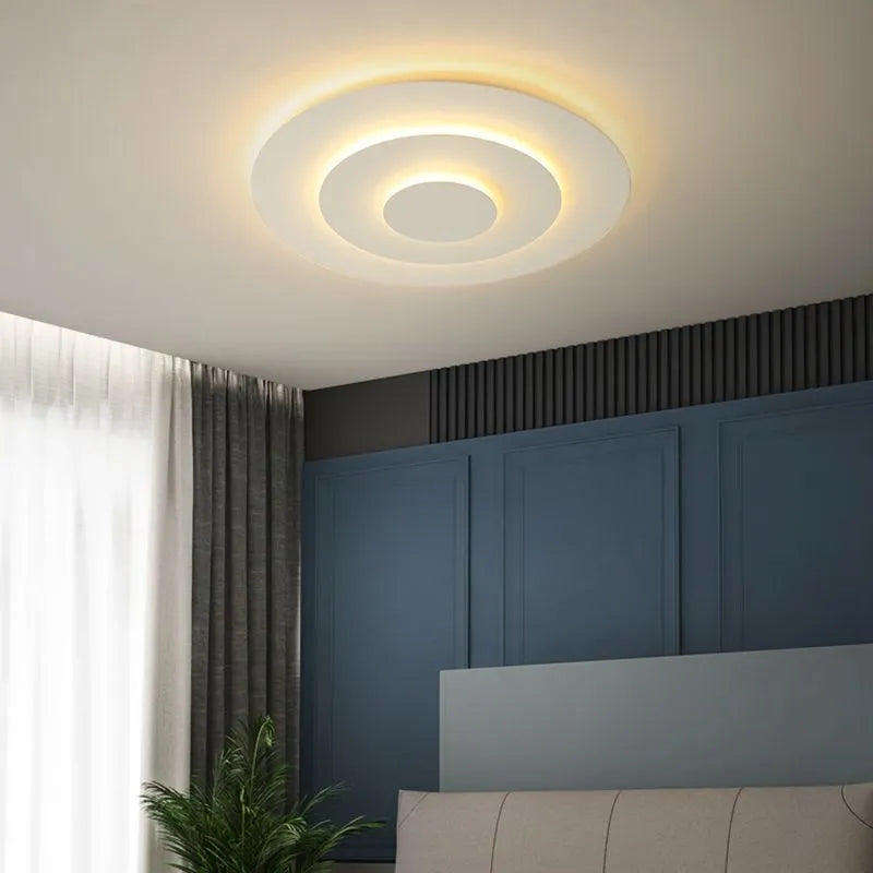 Modern White Acrylic Ceiling Light Fixture