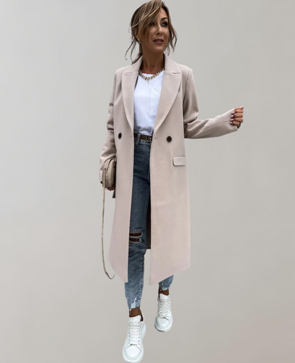 Liora Manteau en Laine avec Col