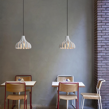 Colorful Coral Pendant Lamp in Resin