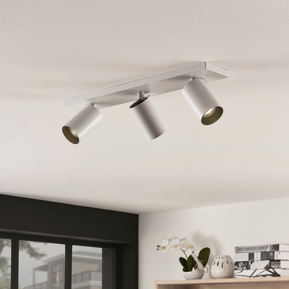 Crown & Classy Adjustable White Aluminum Ceiling Spotlights