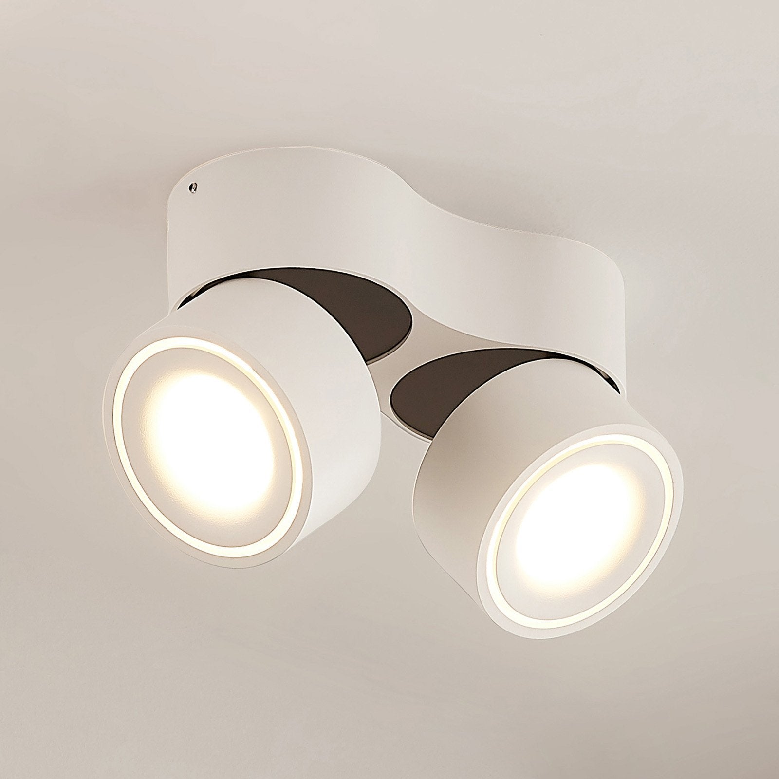 Lustre Lighting with Adjustable LED Spotlights