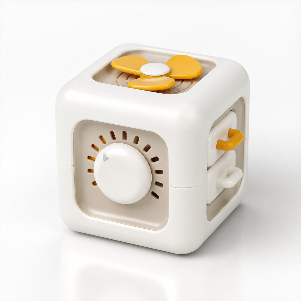 Sensory Activity Cube Toy for Toddlers Learning Busy Cube