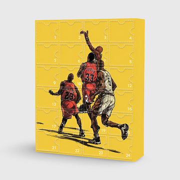 Basketball Collectible Figure Toy Set Advent Calendar