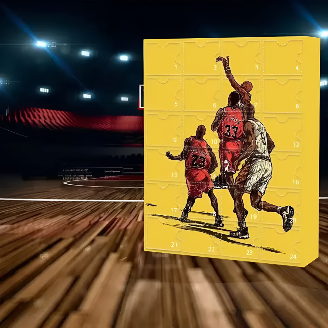 Basketball Collectible Figure Toy Set Advent Calendar