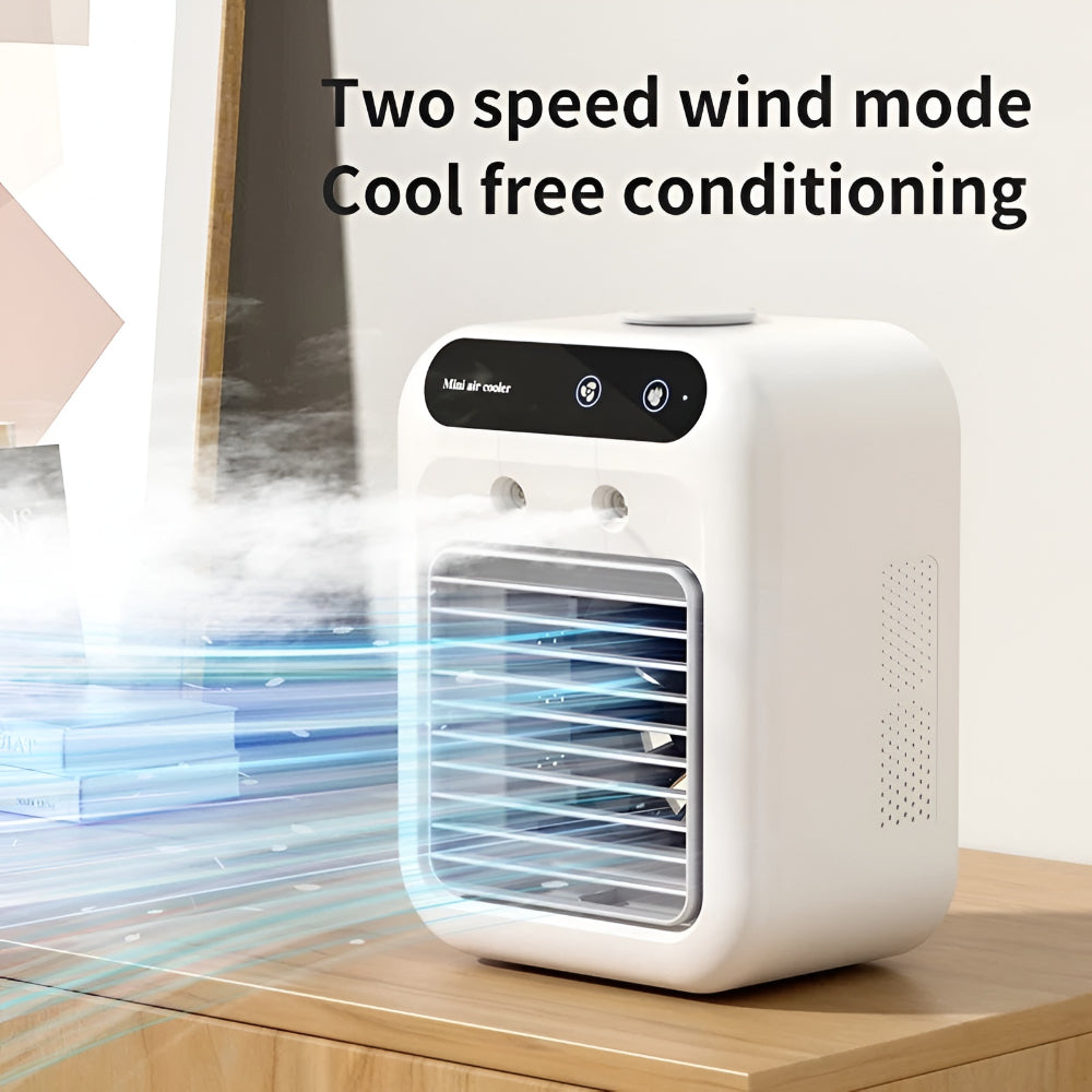 Portable Desktop Cooling Humidifier Fan Air Conditioner