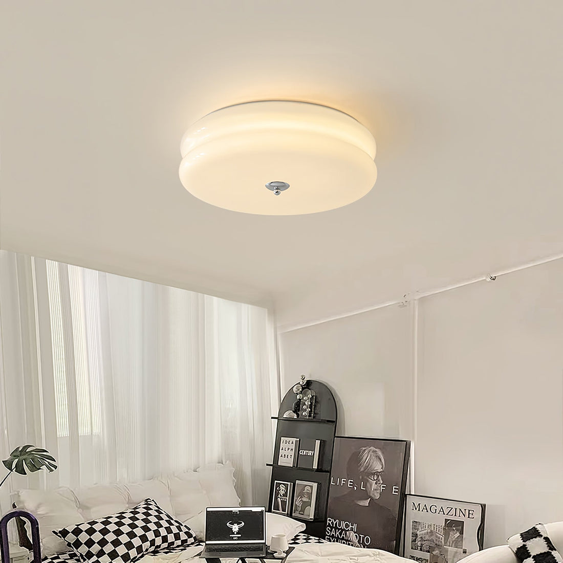 Ceiling Light LED Flush Mount Modern Retro
