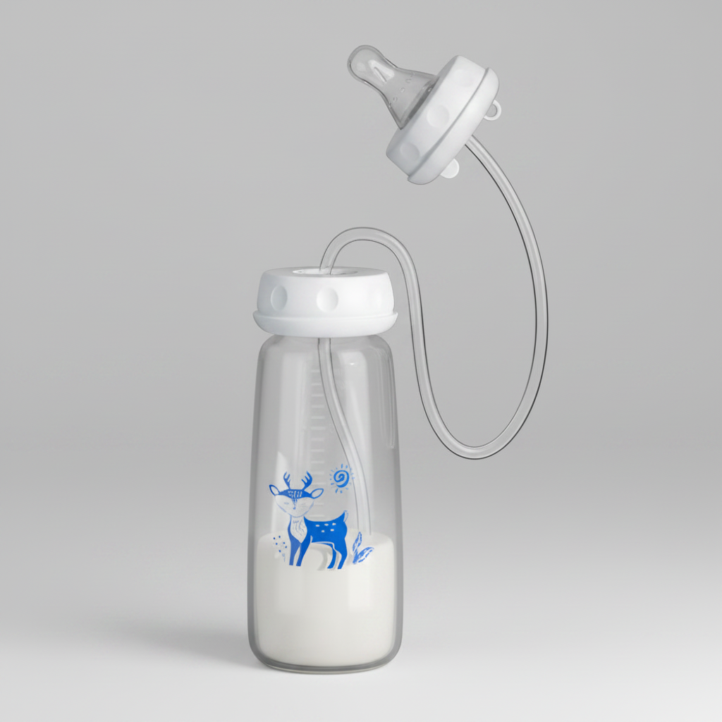 Hands Free Self Feeding Support Baby Bottle