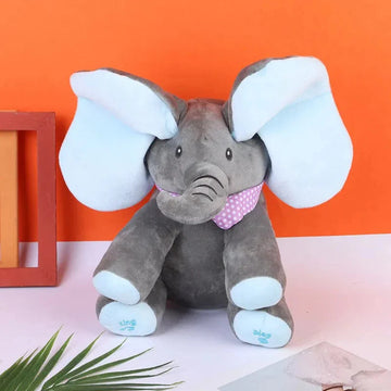 Interactive Elephant Musical Tummy Time Baby Toy
