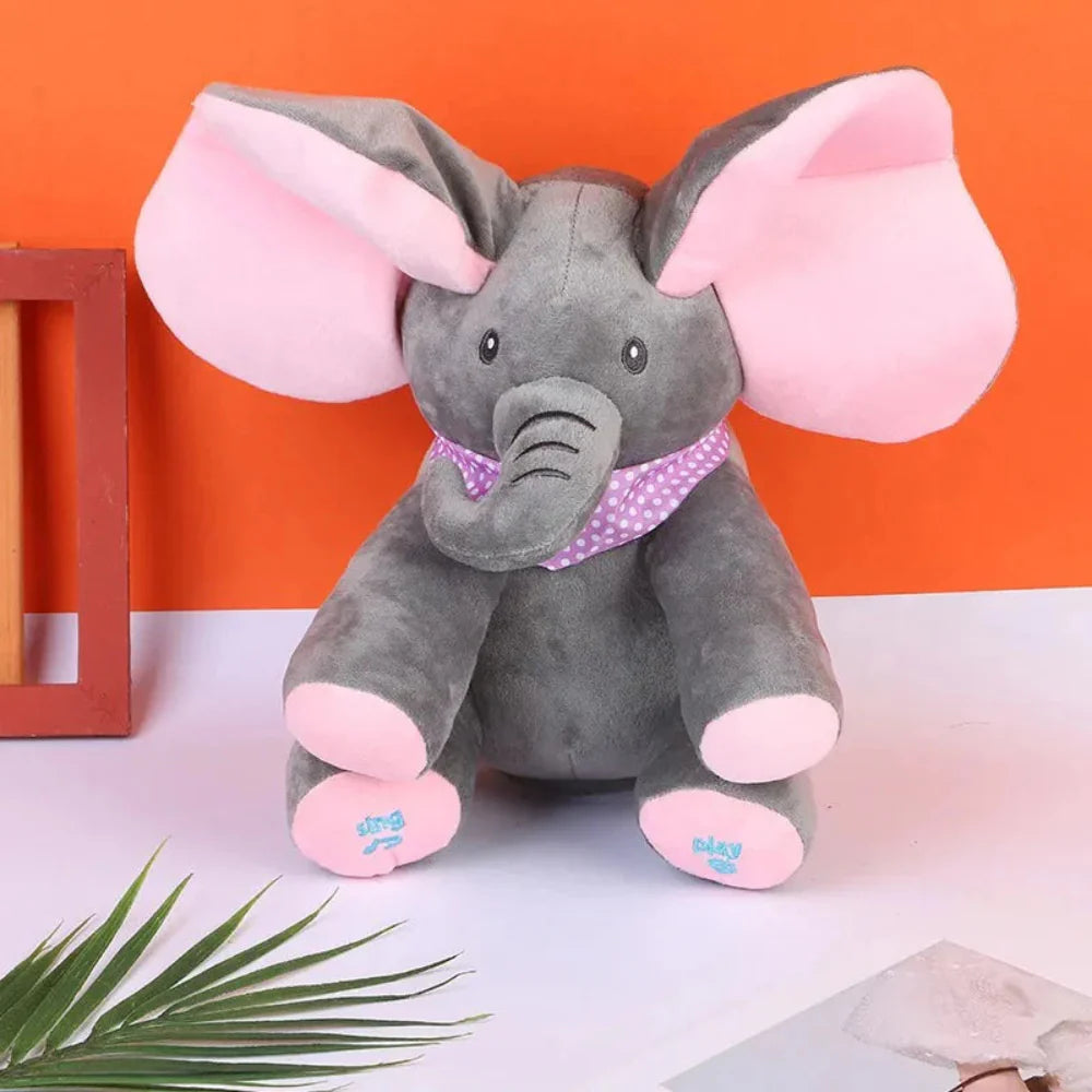 Interactive Elephant Musical Tummy Time Baby Toy