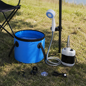 Portable Camping Shower Outdoor Rechargeable Pump