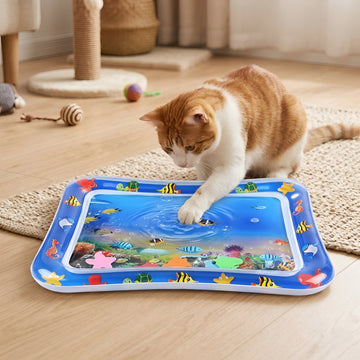 Interactive Water Mat Cat Toy Pet Activity Pad