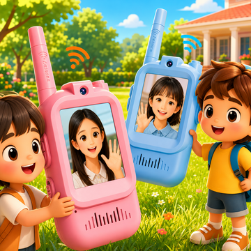 Video Walkie Talkie Toy for Children with Rechargeable Camera