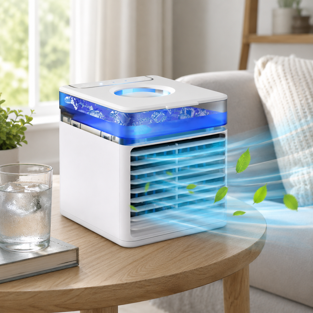 Portable Air Conditioner Humidifier Cooling Desktop