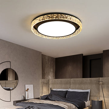 Flush Mount Ceiling Lamp in Iron with Minimalist Design