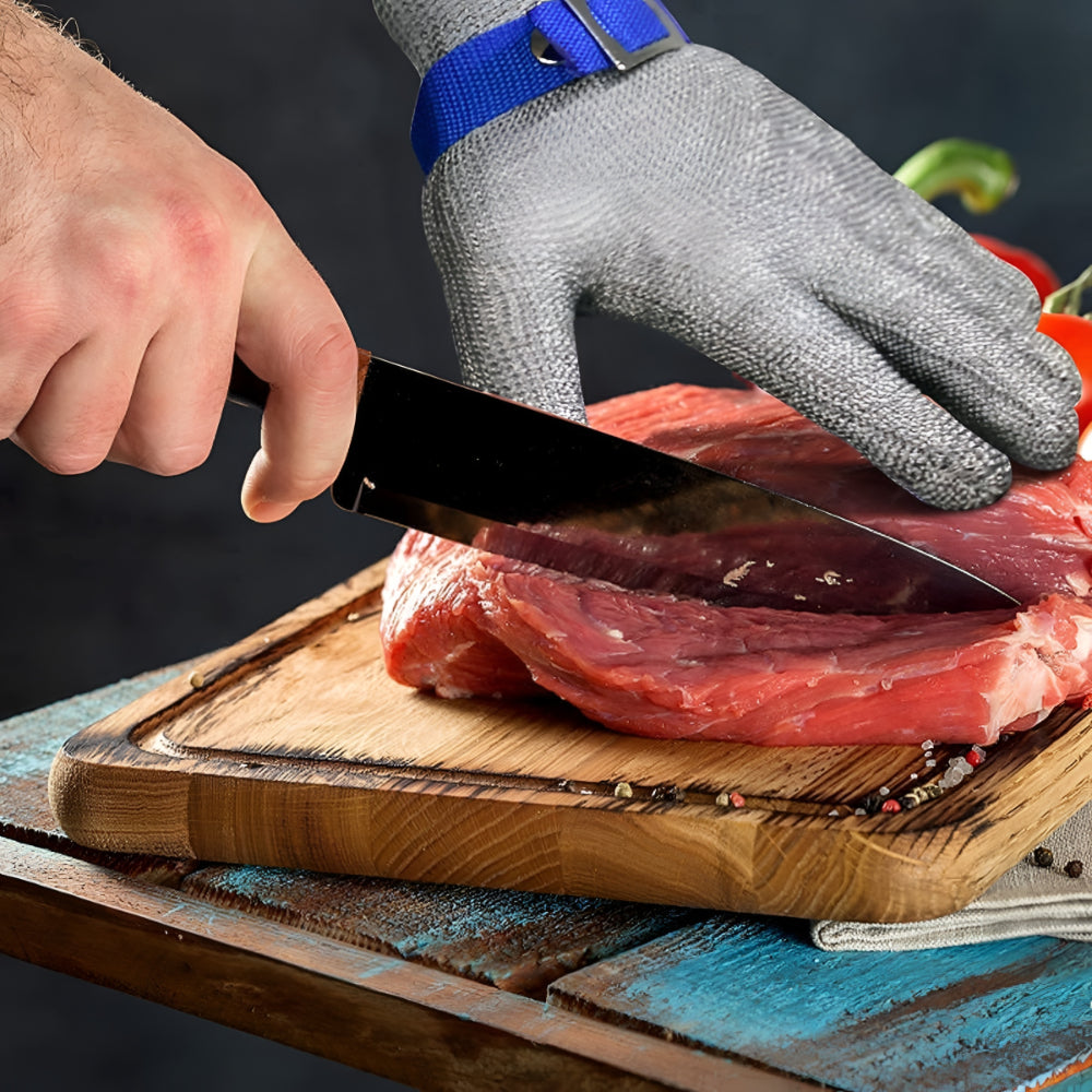 Kitchen Cut Resistant Gloves Metal Mesh