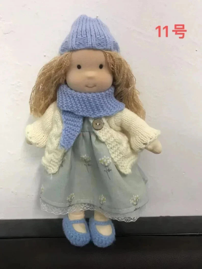 Diana | Handmade Cotton Plush Doll – Waldorf Soft Toy with Fabric Box | Cute & Cuddly | For Children’s Birthday & Everyday Joy